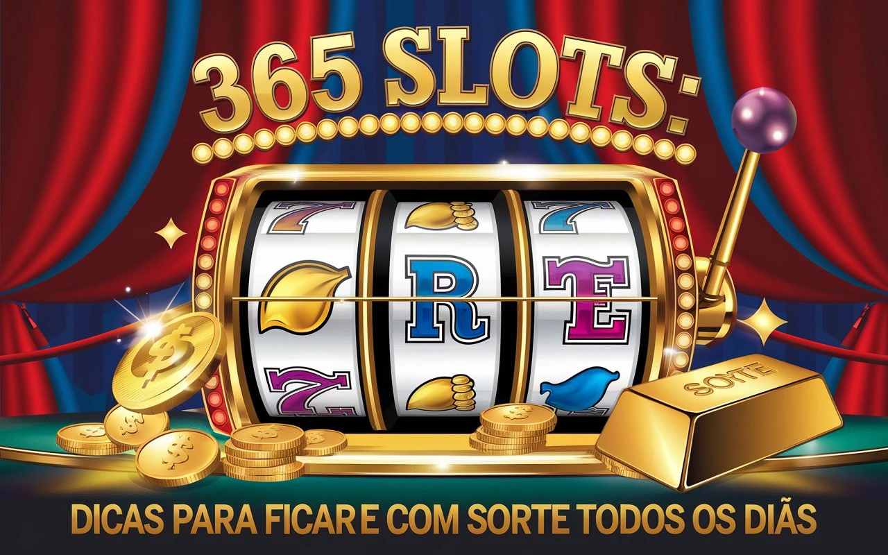 on image text '365 Slots: Dicas para Ficar com Sorte Todos os Dias'