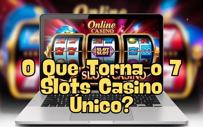 on image text 'O Que Torna o 7 Slots Casino Único?'