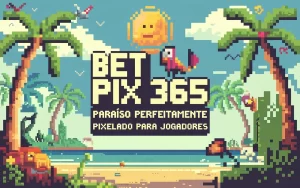 on image text 'Bet Pix 365: Paraíso Perfeitamente Pixelado para Jogadores'