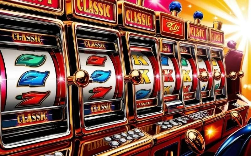 on image text 'CLASSIC SLOT GAMES'