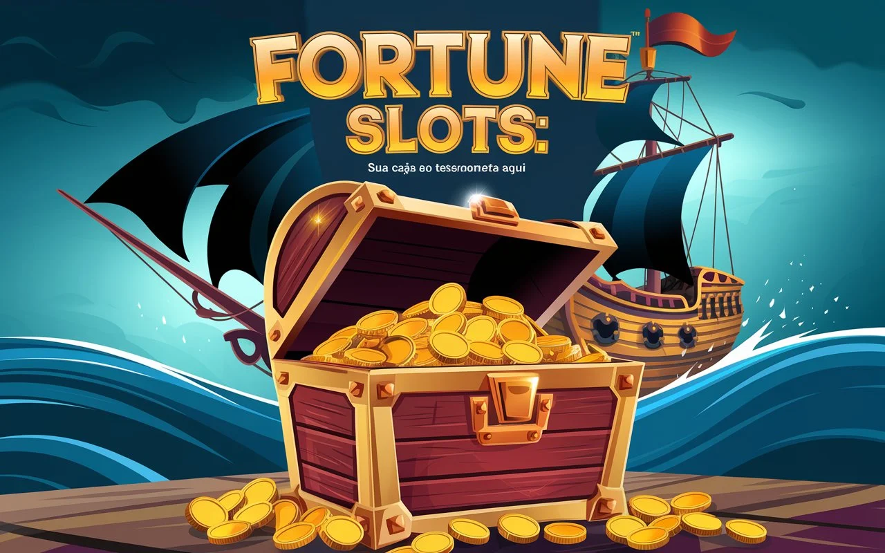 on image text 'Fortune Slots: Sua Caça ao Tesouro Começa Aqui'