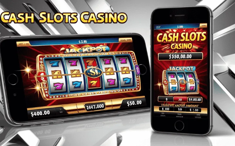 on image text 'CASH SLOTS CASINO'