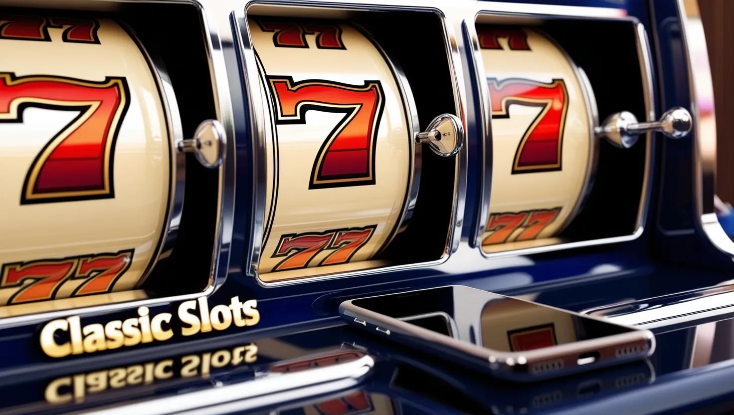 on image text 'CLASSIC SLOTS 777'