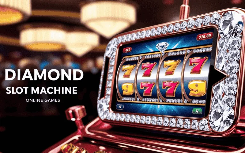 on image text 'DIAMOND SLOT MACHINE'