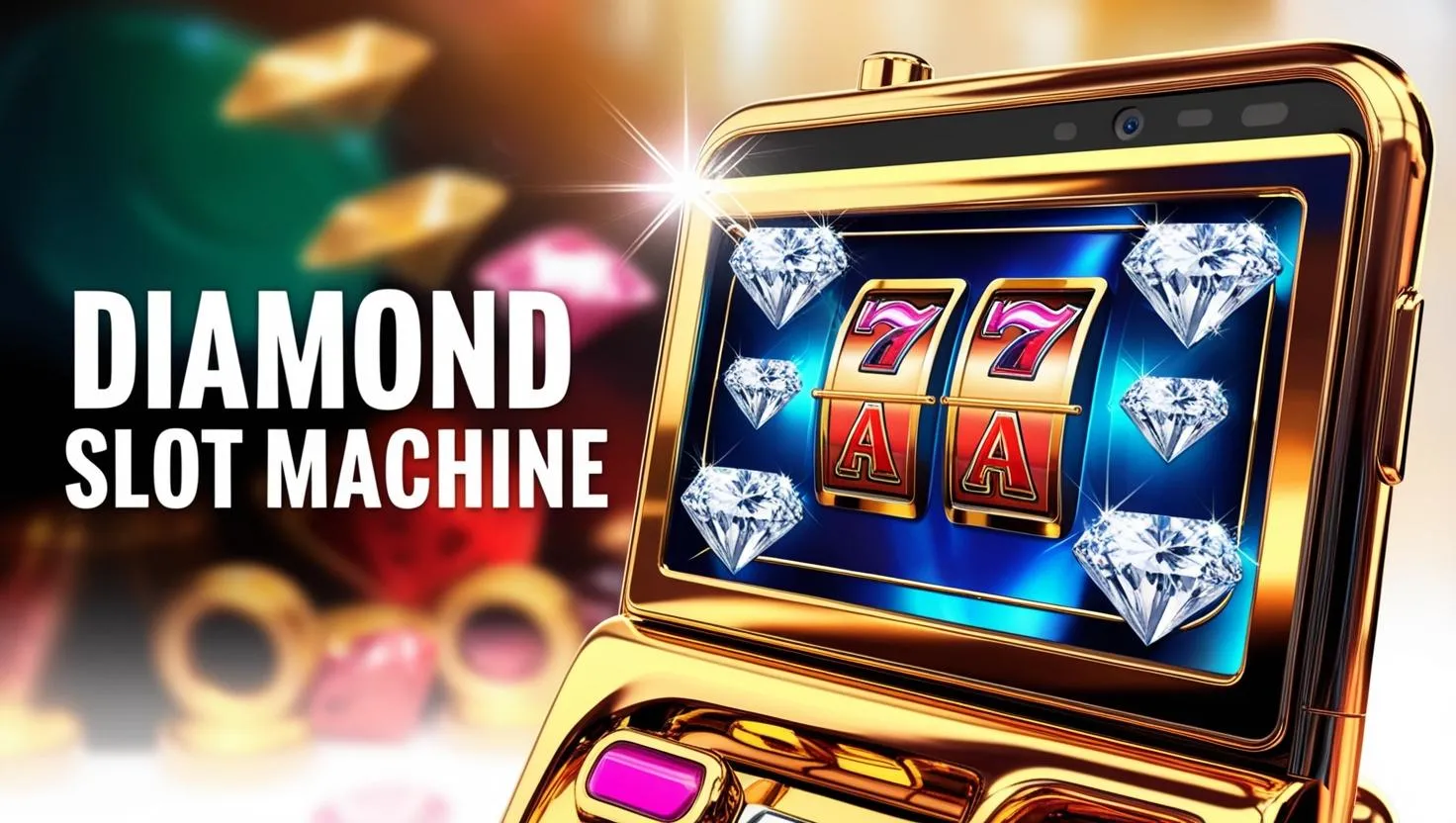 on image text 'DIAMOND SLOT MACHINE'