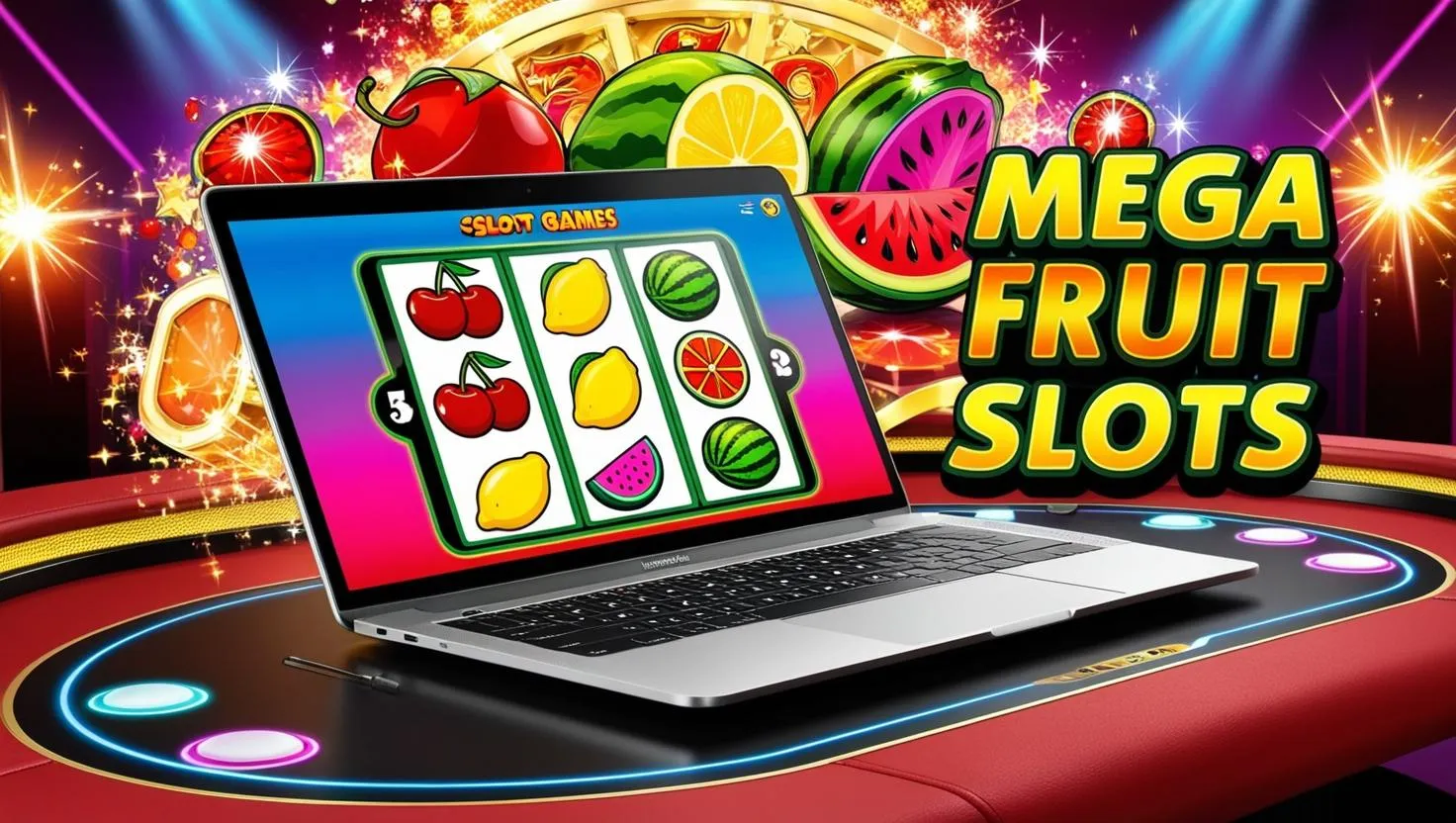 on image text 'MEGA FRUIT SLOTS'