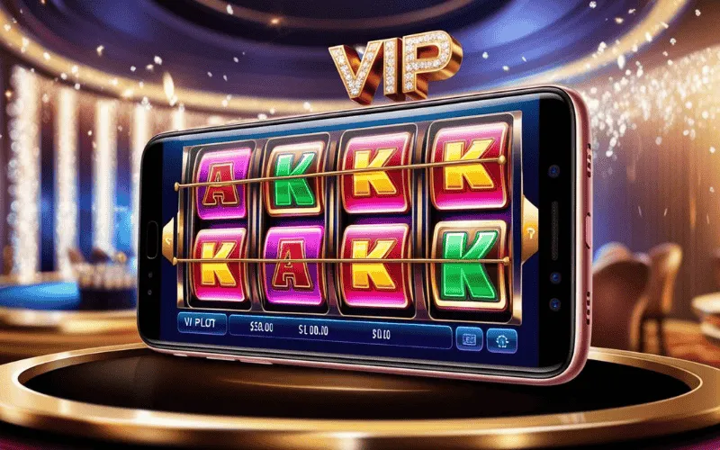 on image text 'VIP SLOT MACHINE'