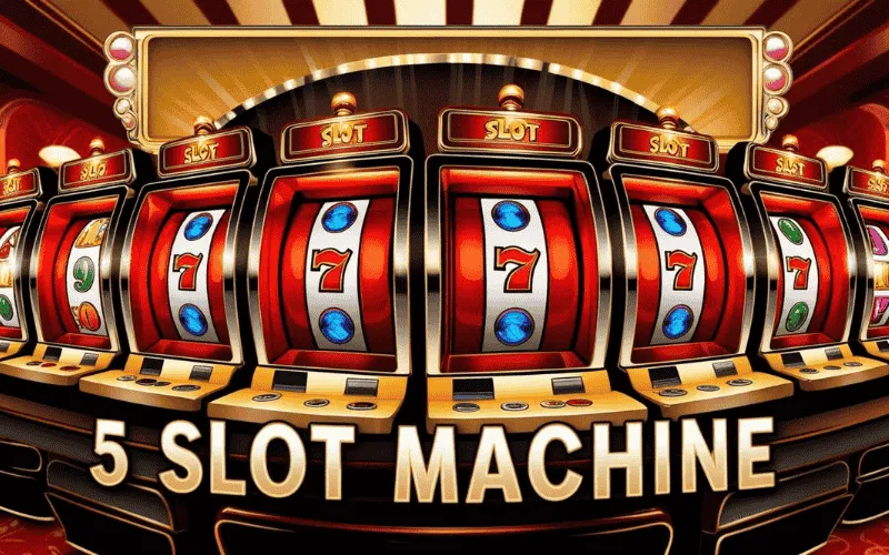 on image text '5 SLOT MACHINE'