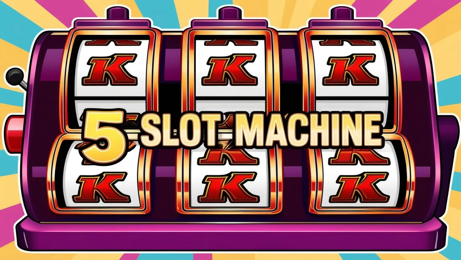 on image text '5 SLOT MACHINE'