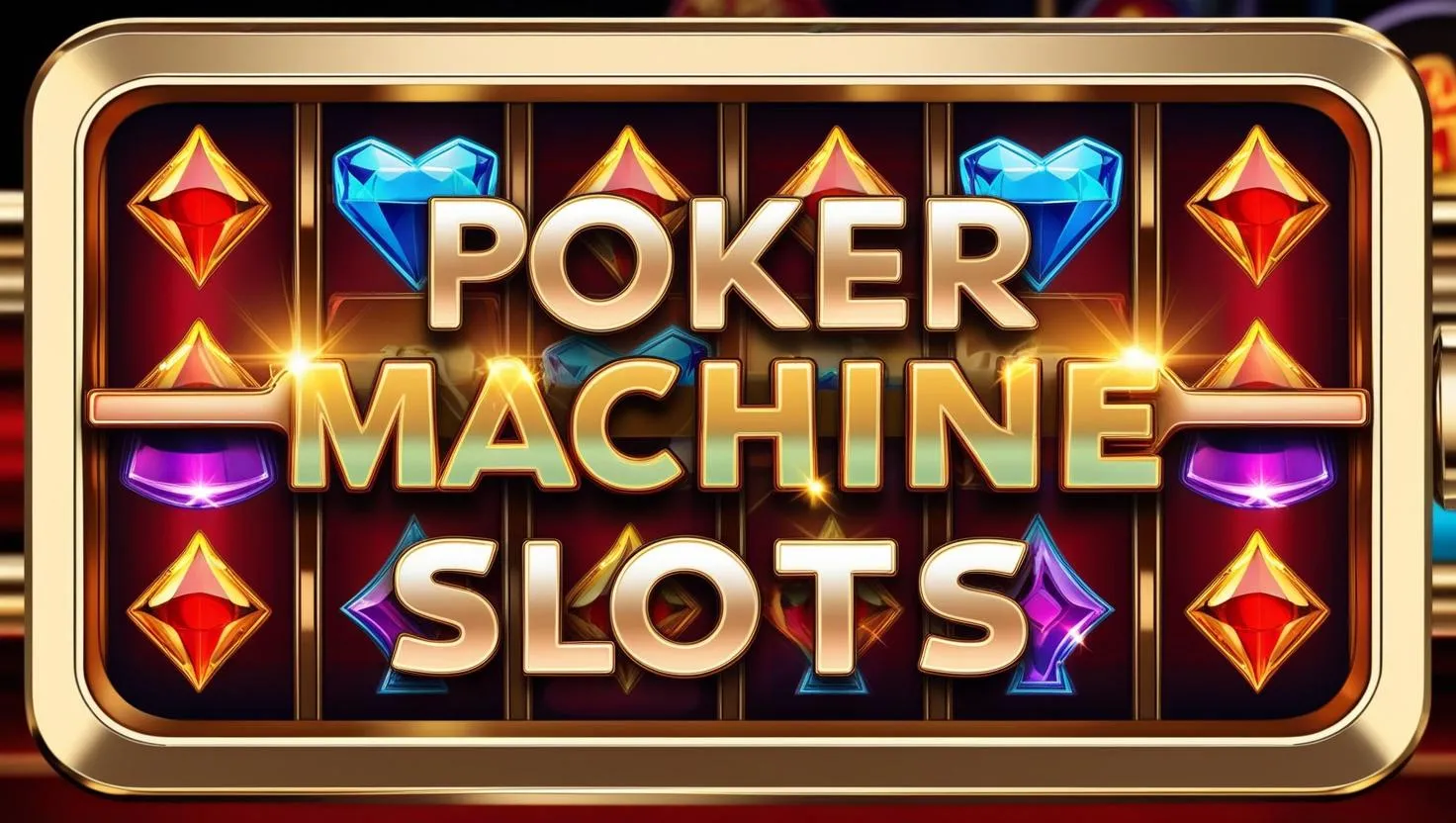 on image text 'POKER MACHINE SLOTS'