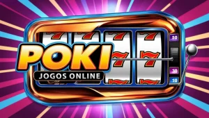 on image text 'POKI JOGOS ONLINE'